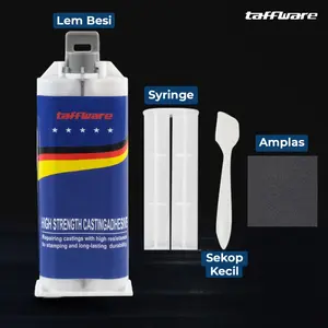 Lem Besi Tahan Panas metal Glue Adhesive Industrial AB Lem Material Reparasi Besi Metal Steel Iron Aluminium LED