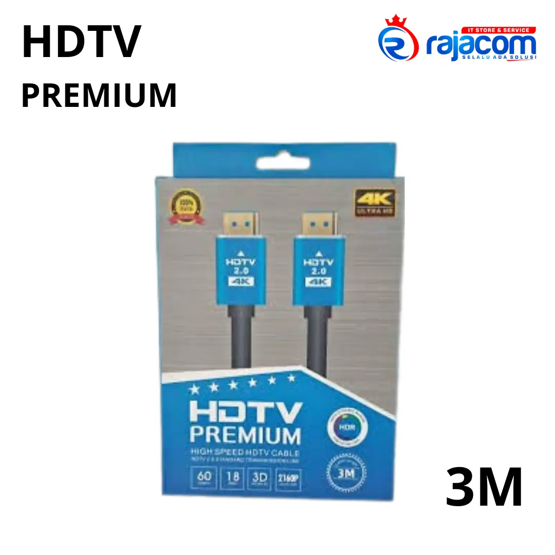 Kabel HDMI 2.0 M-Tech 4K HDTV Premium 3M