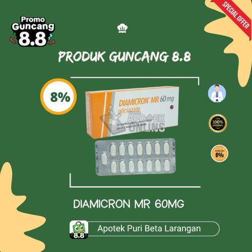 DIAMICRON MR 60MG 1 BLISTER 15 TABLET