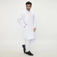 Gambar stelan baju koko pakistan ihram pria dewasa stelan koko kurta - Putih, M dari Basmala Store Kota Tangerang Selatan 3 Tokopedia