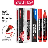 Gambar Deli Spidol Permanent Warna / Permanent Marker 2.5mm EU216 - Blue dari Deli Stationery Indonesia Kab. Tangerang 3 Tokopedia