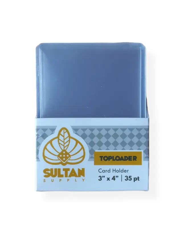 TCG Accessories - Sultan Clear Premium Toploader 35pt 3x4" [1 Pack/25Pcs] 0