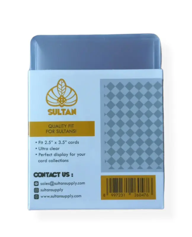 TCG Accessories - Sultan Clear Premium Toploader 35pt 3x4" [1 Pack/25Pcs] 1