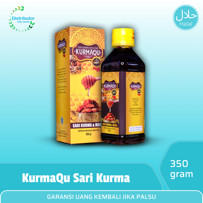Gambar KurmaQu 100% ASLI - Sari Qurma Dan Madu Vitamin Penambah Nafsu Makan Penggemuk Badan Untuk Anak dan Dewasa sudah BPOM dari Ridwan Herbal_NEW Kota Administrasi Jakarta Barat Tokopedia