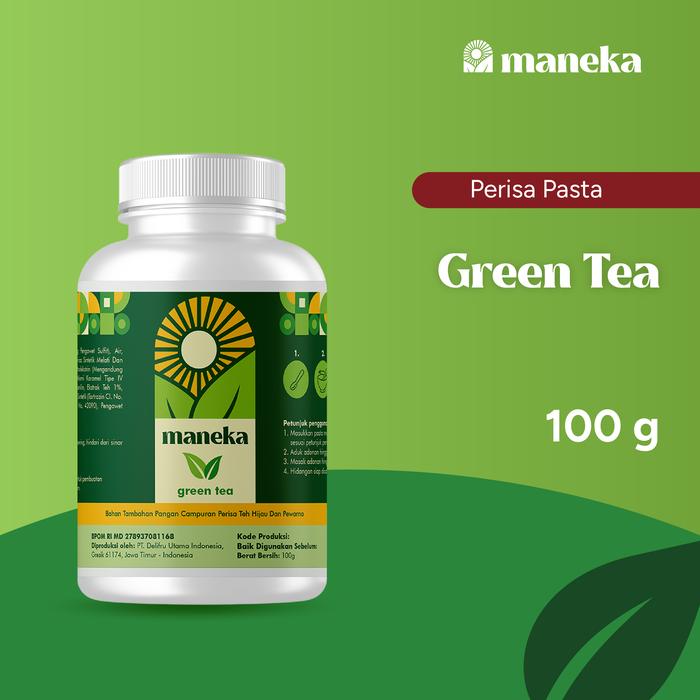 Gambar Maneka Perisa Pasta Teh Hijau - Aroma Perasa dan Pewarna Makanan Rasa Green Tea 100 ML dari Bubuqu Powder Kota Administrasi Jakarta Barat Tokopedia