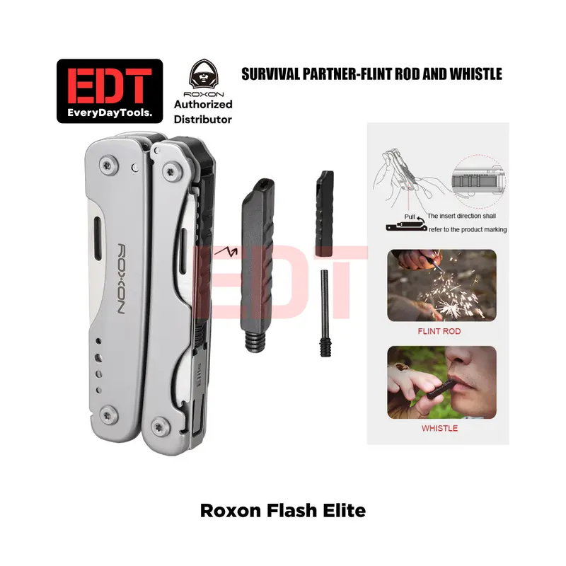 Roxon Flash Elite | D2 Blade Steel | Outdoor Multitool 4