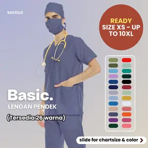 READY TANPA PO (3)!! Baju OK / Baju Jaga / Baju Scrub Dokter/ Baju OKA