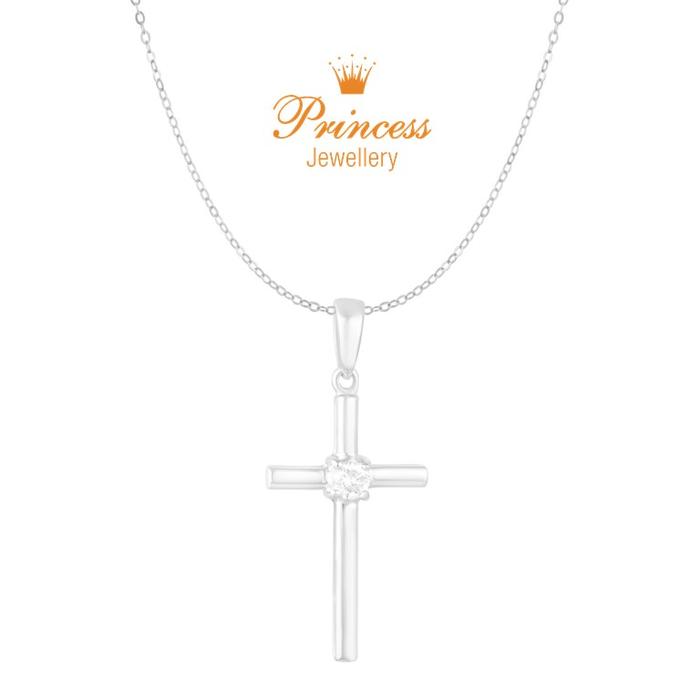 Gambar Liontin Salib Berlian PPD1134278 Princess Jewellery dari Princess Jewellery Online Kota Administrasi Jakarta Selatan Tokopedia