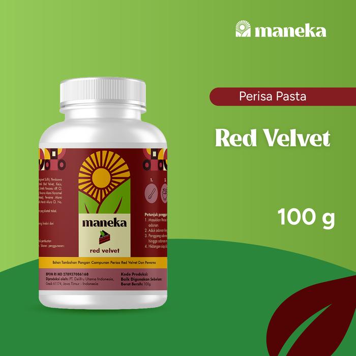 Gambar Maneka Perisa Pasta Red Velvet- Aroma Perasa dan Pewarna Makanan Red Velvet 100 ML dari Bubuqu Powder Kota Administrasi Jakarta Barat Tokopedia
