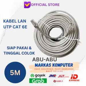 Kabel LAN 5m CAT 6 Internet Jaringan Cat6 UTP 5 Meter