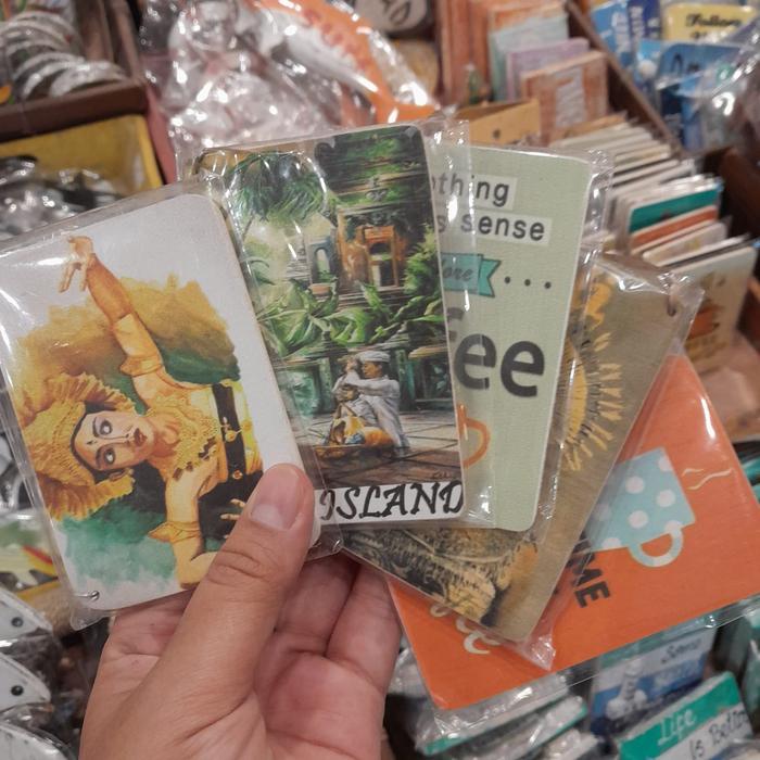 Gambar Magnet Painted Bali Series | Magnet Kayu | Magnet Kulkas dari Daun The Gift Shop Kab. Badung Tokopedia