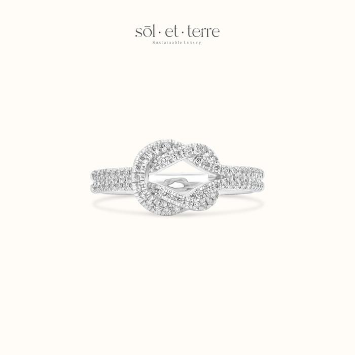 Gambar Sol et Terre - Tied Diamond Rings - Cincin Berlian dari Sol et Terre Kota Administrasi Jakarta Utara Tokopedia