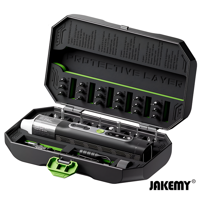 Gambar Jakemy JM-8196 35 in 1 All-in-One Smart Dual Dynamics Precision Obeng Listrik Set Patented Handle dari House Sparepart Kab. Tangerang Tokopedia