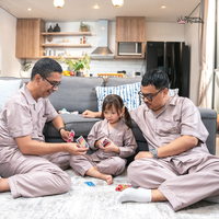 Gambar Nyonya Piyama Poly Bamboo Set Piyama Lengan Panjang Anak - Polos Herb dari NyonyaPiyama Kota Administrasi Jakarta Barat 4 Tokopedia