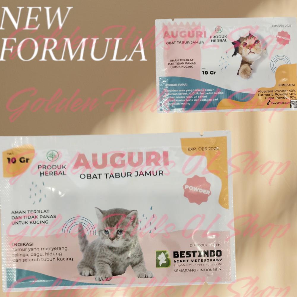 Auguri 10 gram obat tabur jamur serbuk aman