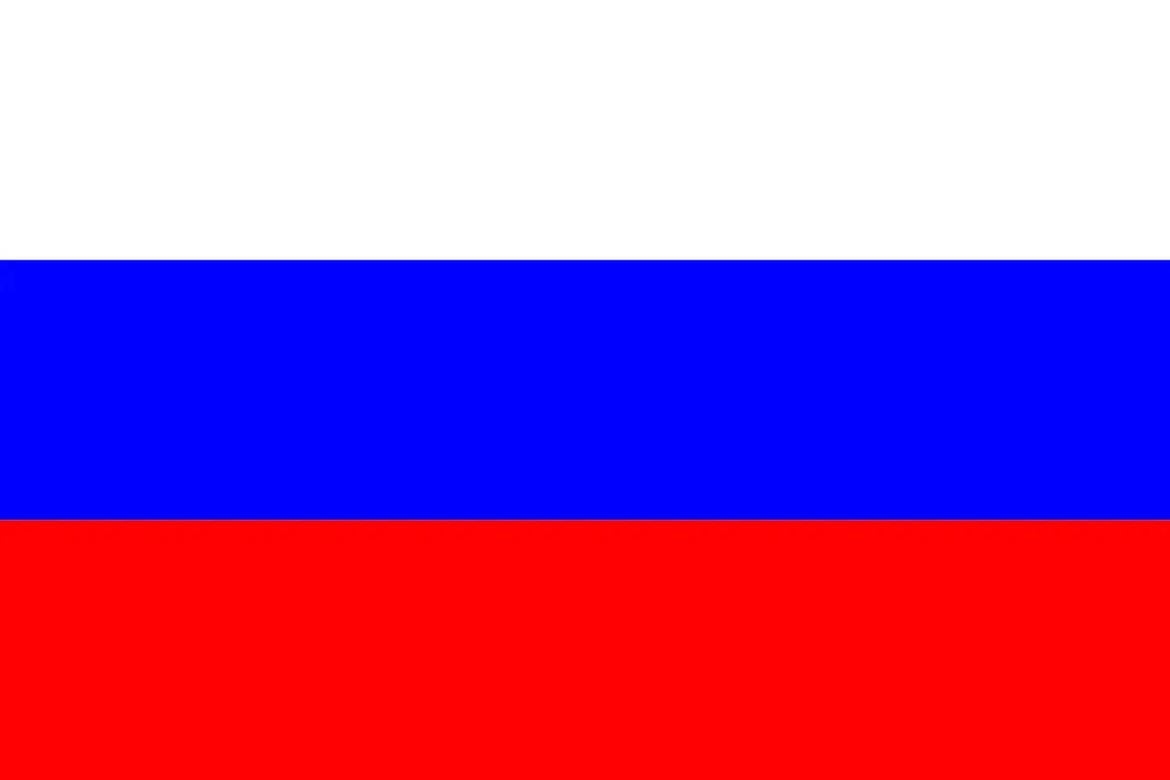 Cutting Sticker Bendera Rusia