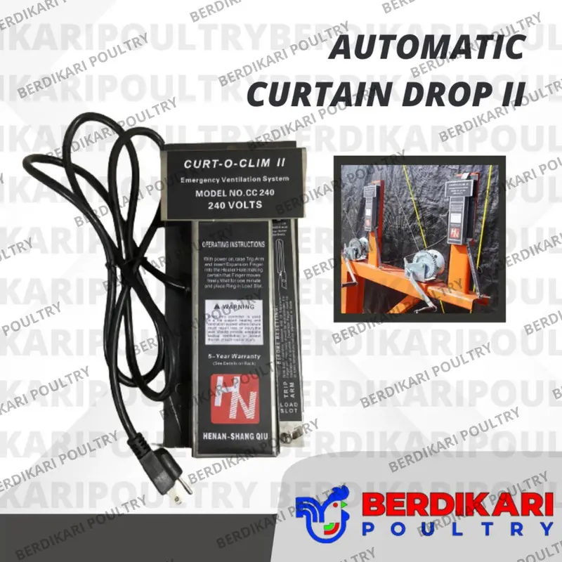 Curtain Drop II - Peralatan Ternakm Unggas 0