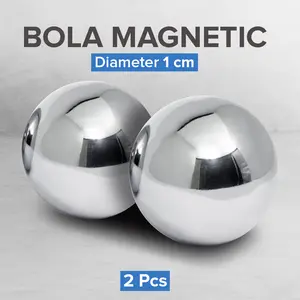 Magnet Bola Magnet  Bulat Kuat Dapat Dibentuk Magnetic Clamps Orbs 2 PCS