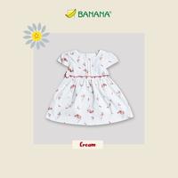 Gambar BANANA Dress bayi perempuan printing bunga cream renda cubit - S dari BANANA Official Store Kota Administrasi Jakarta Timur 2 Tokopedia