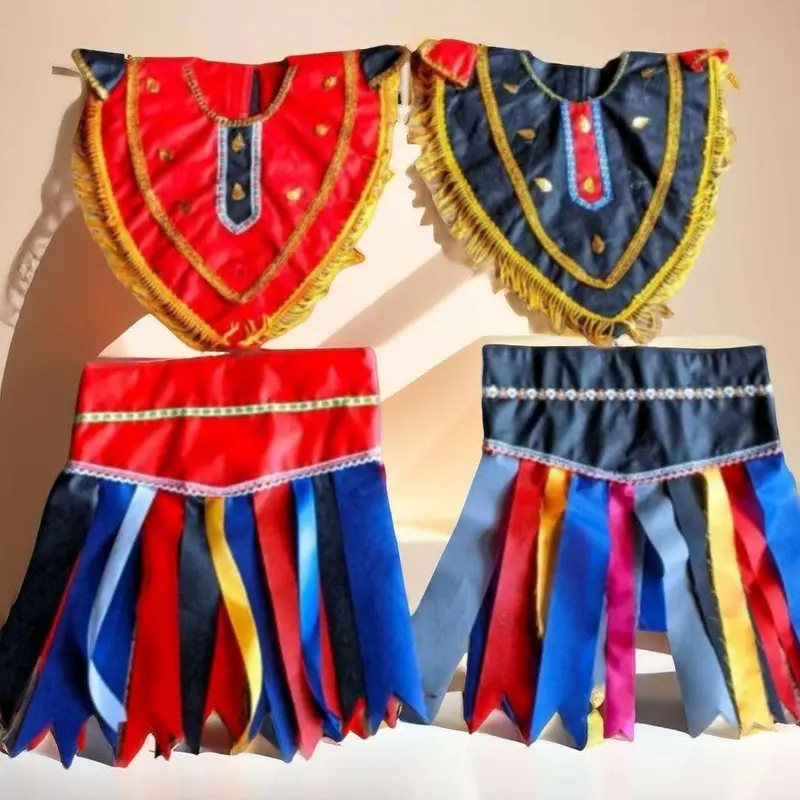 Baju Karnaval Adat Dayak Kalimantan Anak Laki Laki Perempuan 0