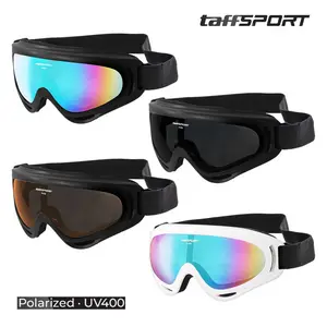 TaffSport Kacamata Goggle Sport Olahraga Helm Masker Topeng Motor Trail Cross Polarized UV400 - X400