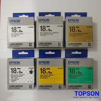 Gambar Epson 18mm Tape Cartridge for Epson labelWorks Printer dari Topson Kota Administrasi Jakarta Pusat 1 Tokopedia