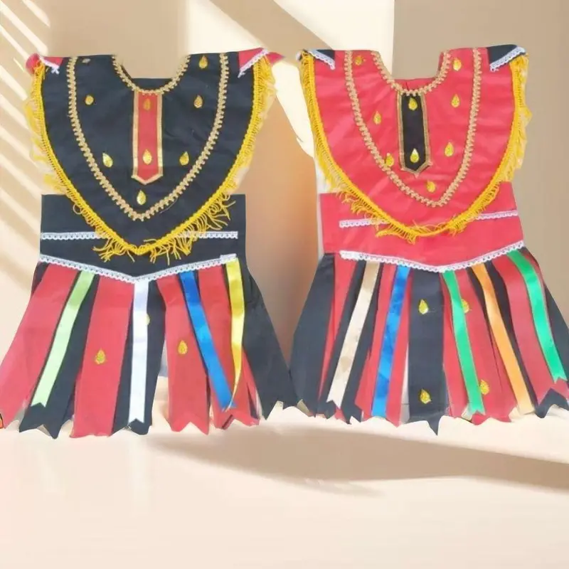 Baju Karnaval Adat Dayak Kalimantan Anak Laki Laki Perempuan 4
