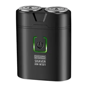 X Kemei KM-W301 Portable Waterproof Electric Razor Type-C Charger