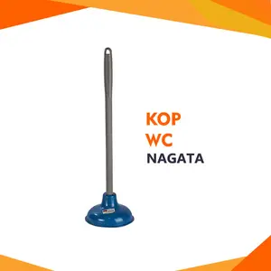 Kop WC Toilet / Alat Pompa Vacum Karet Toilet Mampet / Plunger