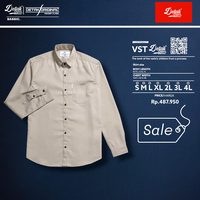 Gambar ( DETAK ORIGINAL ) KEMEJA POLOS LENGAN PANJANG TWILL PREMIUM SLIMFIT - Cream, XXL dari DETAK ORIGINAL Kota Tangerang 1 Tokopedia