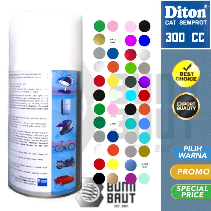 Cat Semprot Diton 300cc (Pilih Varian) 1