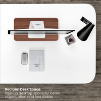 Gambar STAND MONITOR BRATECK STB-111-02 For Monitor & Laptop 13-32 inch - Teak & Matte Black dari Techno Computer Bali Kota Denpasar 3 Tokopedia