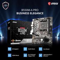 Gambar MSI B550M-A PRO - [Socket AM4, AMD B550, DDR4, USB3.2, SATAIII, m-ATX] I B550M A PRO dari Duta Mandiri Infokom Kota Administrasi Jakarta Pusat 1 Tokopedia