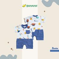 Gambar BANANA Jumper kantong printing dino cream bayi laki-laki - XS dari BANANA Official Store Kota Administrasi Jakarta Timur 4 Tokopedia