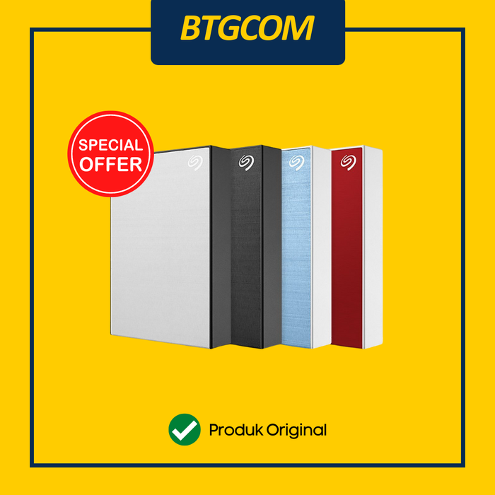Gambar HARDDISK EXTERNAL SEAGATE ONE TOUCH 5TB PORTABLE USB 3.0 HARDISK HDD FREE POUCH dari btgcom Kota Denpasar Tokopedia
