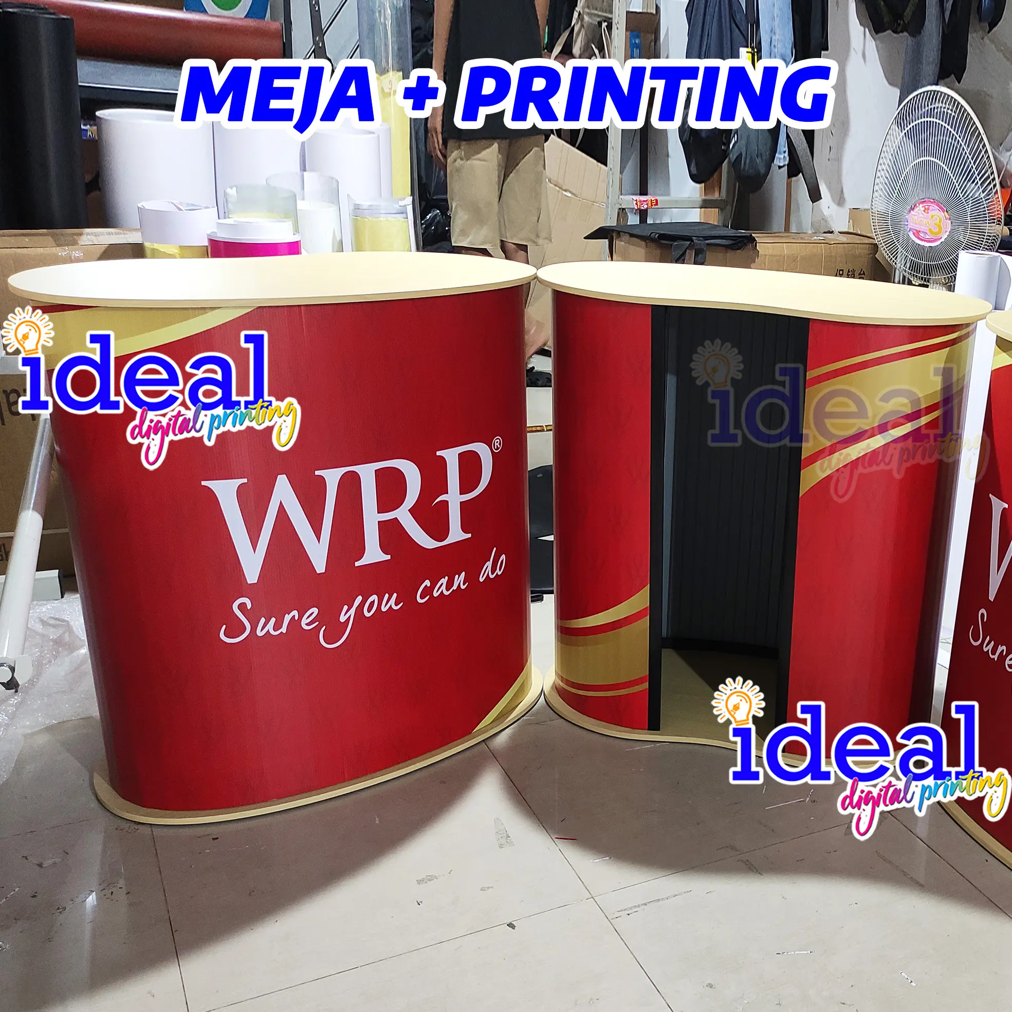 Polycounter Poly Counter EASY COUNTER Meja Pameran PRINTING