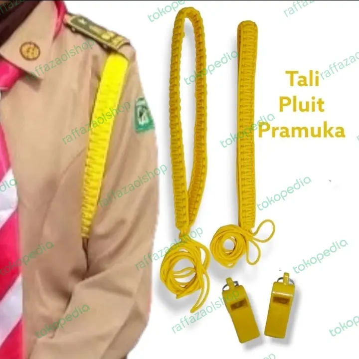 TALI KUR TALIKUR PELUIT PRAMUKA SIAGA PENGGALANG PENEGAK SD SMP SMA