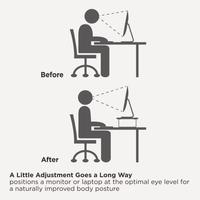 Gambar STAND MONITOR BRATECK STB-111-01 For Monitor & Laptop 13-32 inch - Teak & Matte Black dari Techno Computer Bali Kota Denpasar 5 Tokopedia