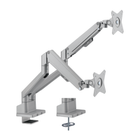 Gambar Bracket Monitor TV 17-32inch BRATECK LDT63-C024 Gas Spring Dual Monitor - Silver dari Techno Computer Bali Kota Denpasar 2 Tokopedia