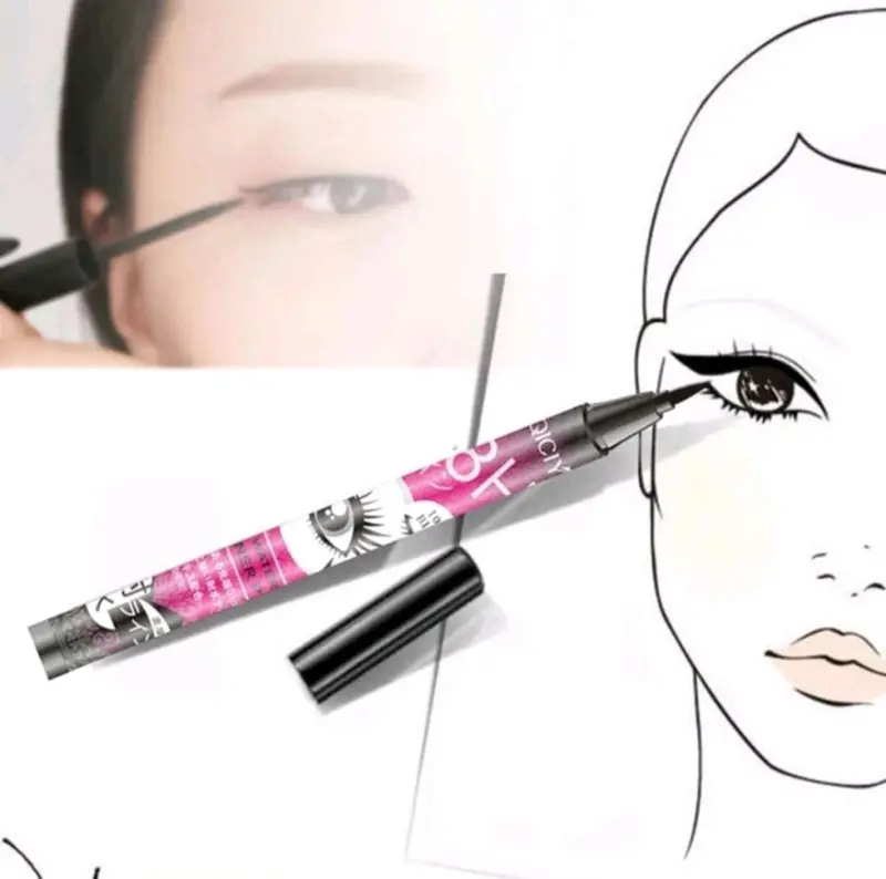 QICIY 48H EYELINER SUPER WATERPROOF LONG LASTING TAHAN 48 JAM 1