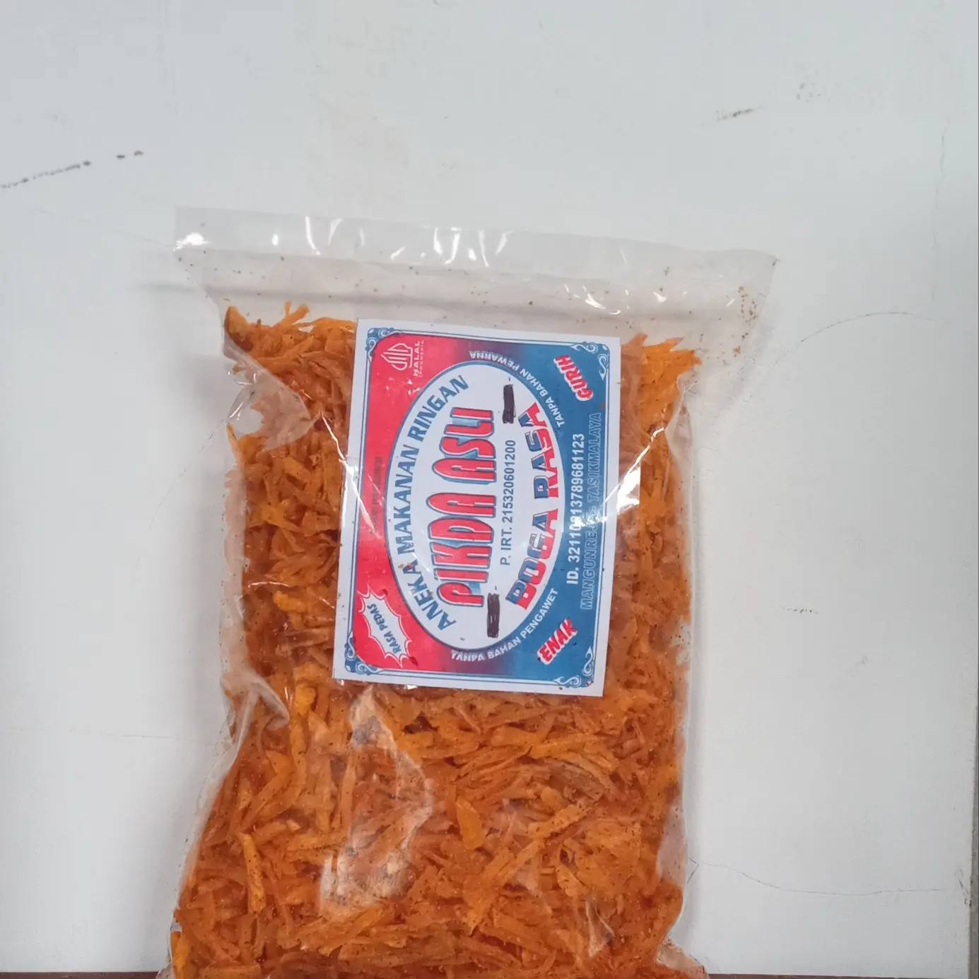 500 gram Pikda Bogarasa Keripik singkong pedas