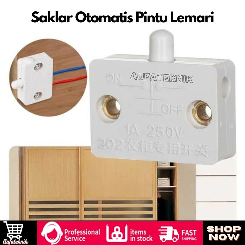 Saklar Lampu Switch On Off Otomatis Pintu Lemari Kabinet Geser - Shop ...