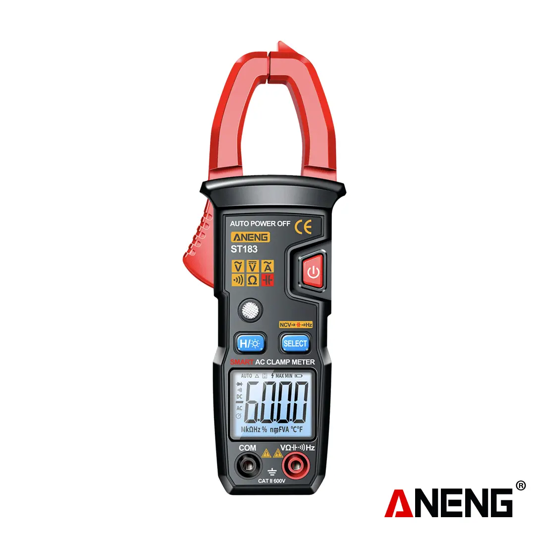 Aneng ST183 Tang Ampere Digital Multimeter Tester Clamp Original