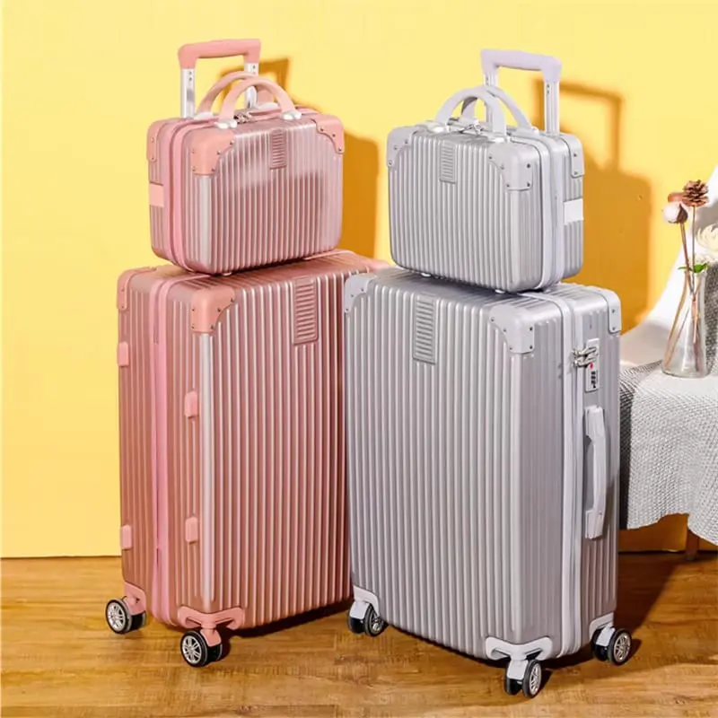 Smile Bird Koper PC Koper 20/22/24 Inch Kabin Bagasi Koper Travel Set 14 Inch 1