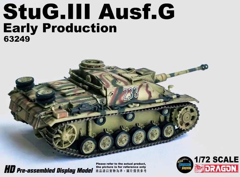 Tank StuG.III Ausf.G Early Production Pz.Abt.103, 3.Pz.Gren.Div., Rome, November 1943 Skala 1:72 Dragon 2