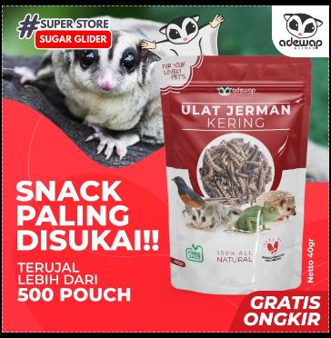 Product Introduction of Paket hemat 3, Nutrisi Praktis Jangkrik Ulat Jerman & Hongkong Kering 0