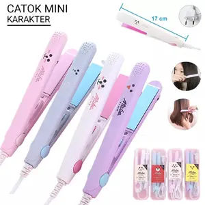 Catok Mini Kimier Karakter 2in1 Catokan Pelurus Rambut Curly Catok Mini Kimier Karakter 2in1 Catokan Pelurus Rambut Curly