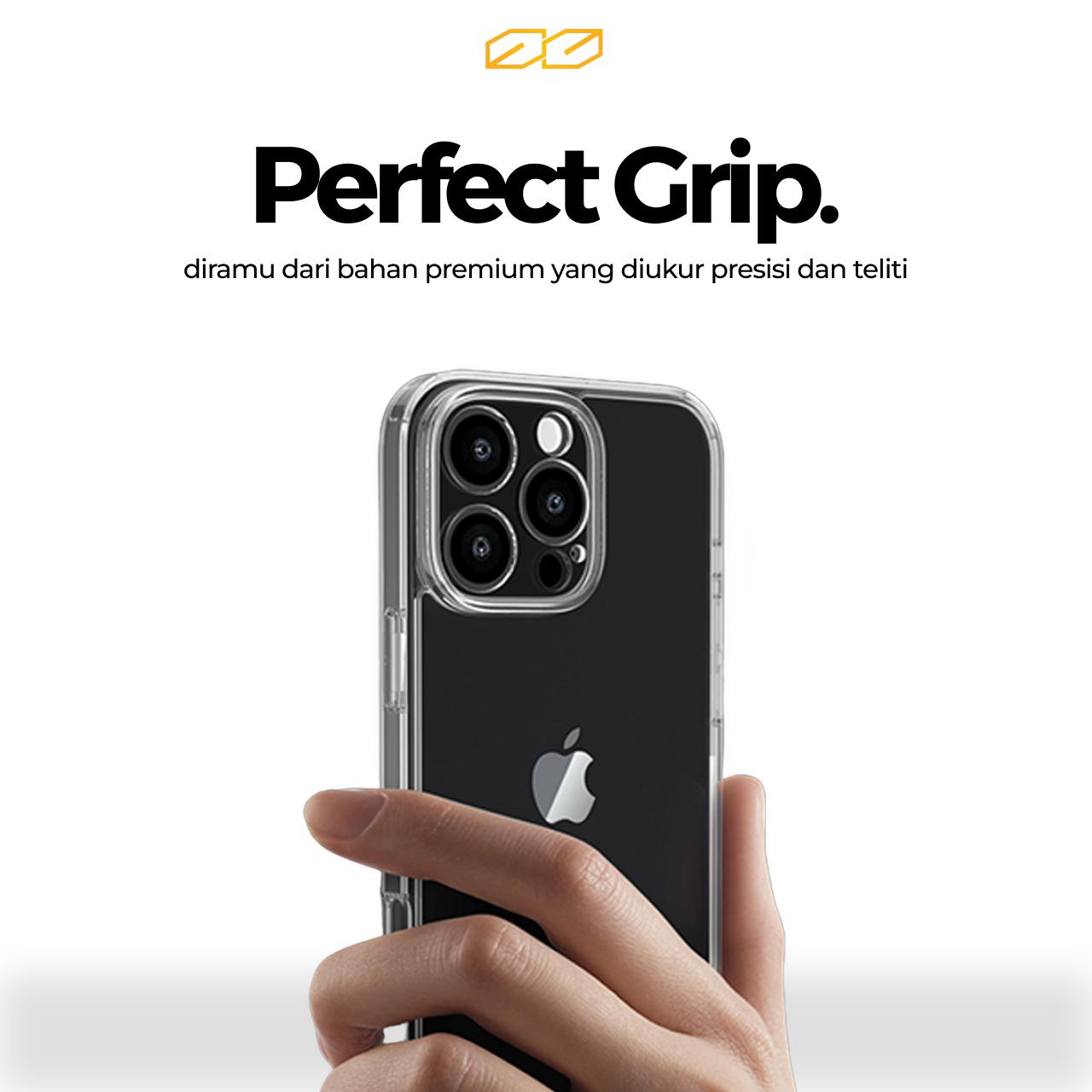 Octagoods iPhone 16 Case Super Slim - Matte Black CB33207