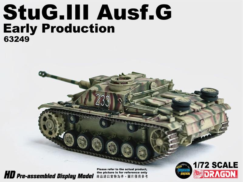 Tank StuG.III Ausf.G Early Production Pz.Abt.103, 3.Pz.Gren.Div., Rome, November 1943 Skala 1:72 Dragon 1