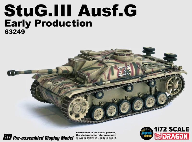 Tank StuG.III Ausf.G Early Production Pz.Abt.103, 3.Pz.Gren.Div., Rome, November 1943 Skala 1:72 Dragon 0